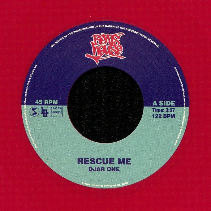 Djar One – Rescue Me vinyl cover