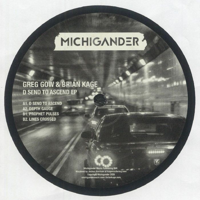 Greg Gow | Brian Kage – D Send To Ascend EP vinyl cover
