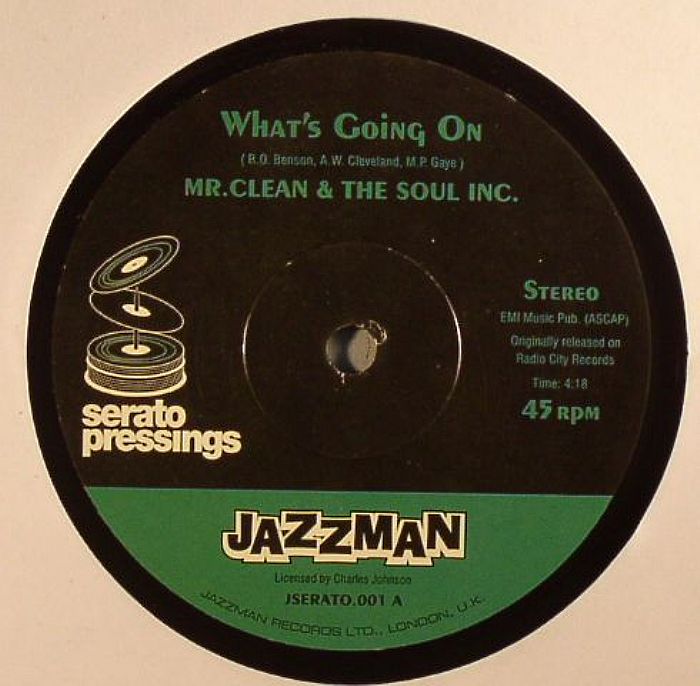 Mr Clean and The Soul Inc What's Going On (1 side music, 1 side Serato control tone)