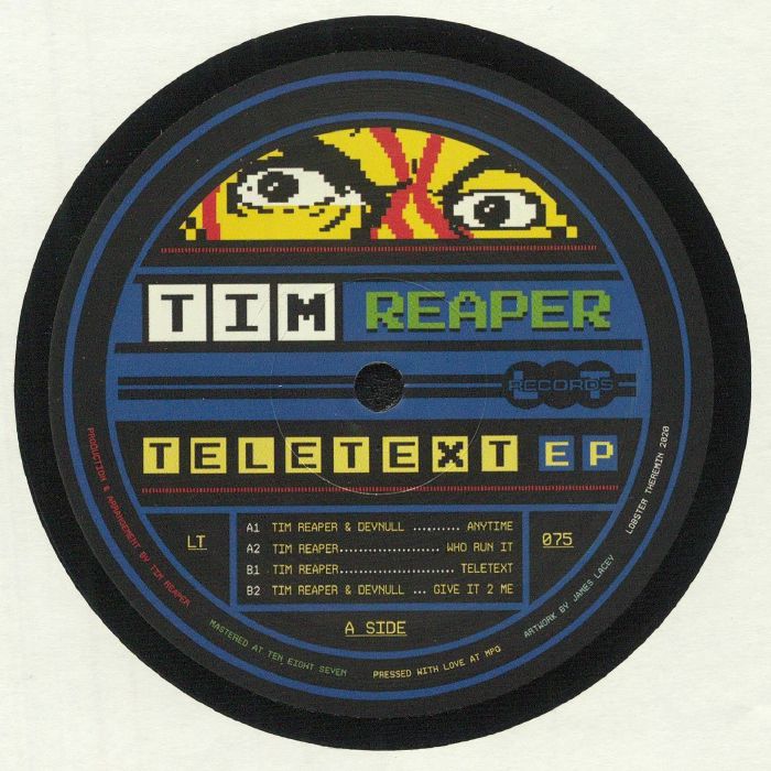 Tim Reaper – Teletext EP vinyl cover