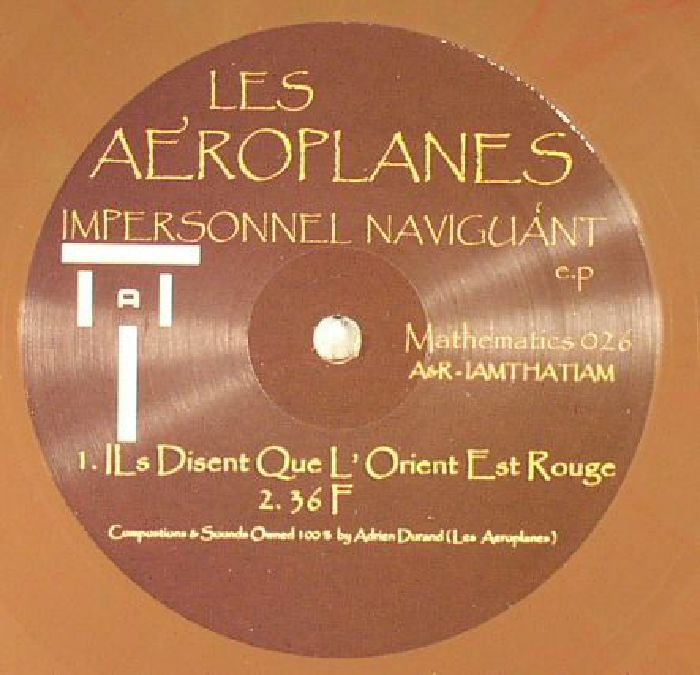 Les Aeroplanes Impersonal Naviguant EP (reissue)