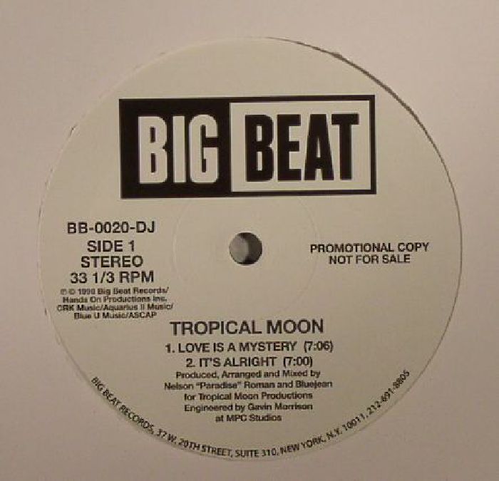 Tropical Moon – Love Is A Mystery vinyl cover