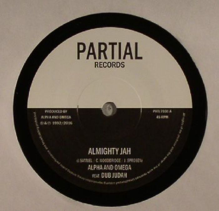 Alpha and Omega | Dub Judah – Almighty Jah vinyl cover