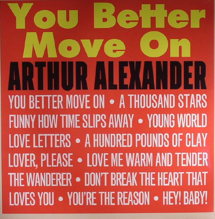 Arthur Alexander – You Better Move On vinyl cover