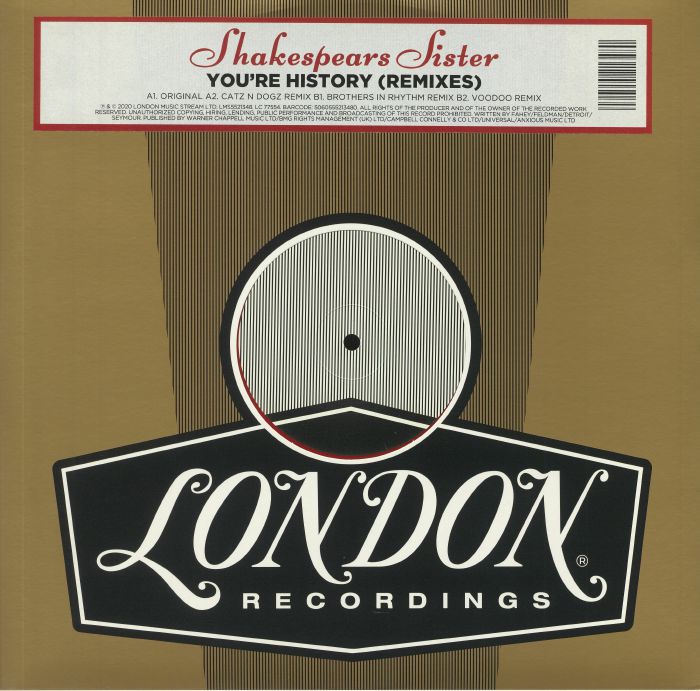 Shakespears Sister Youre History (remixes)