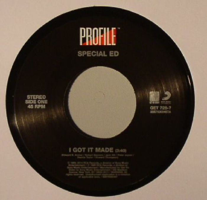 Special Ed – I Got It Made (reissue) vinyl cover
