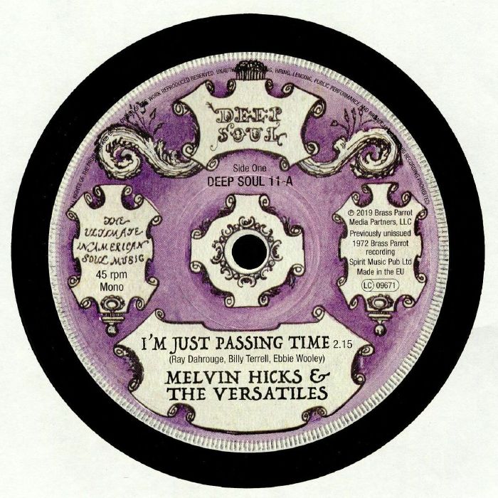 Melvin Hicks and The Versatiles | The Lyrics Im Just Passing Time