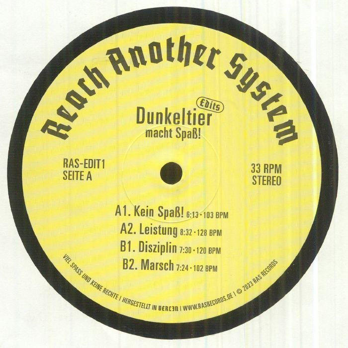 Dunkeltier Vinyl