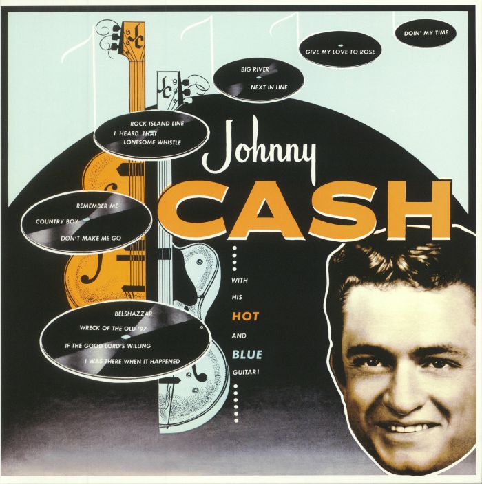 Johnny Cash – With His Hot and Blue Guitar! vinyl cover