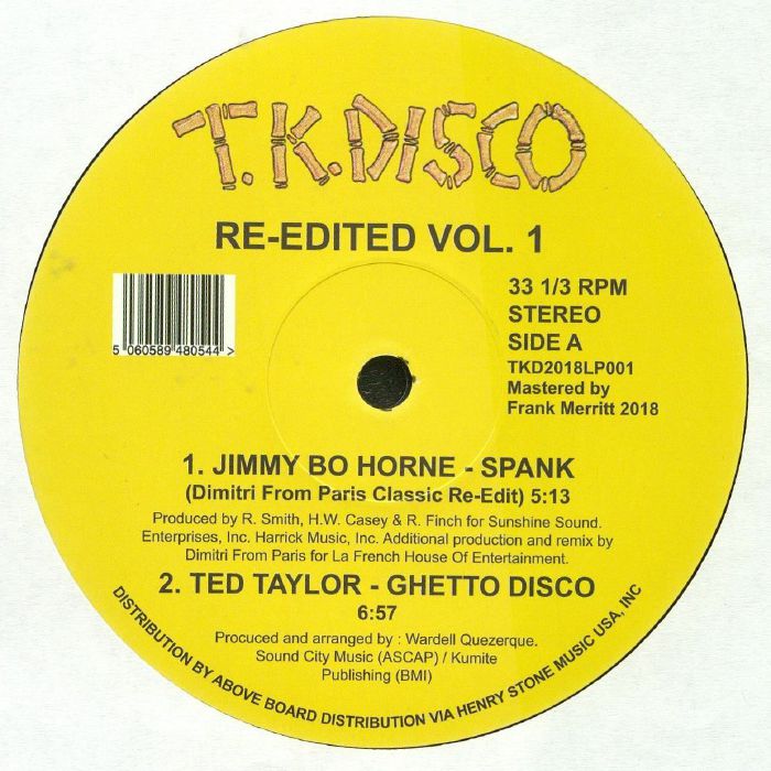 Various Artists – Re Edited Vol 1 vinyl cover