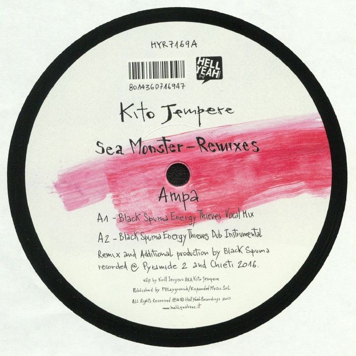 Kito Jempere – Sea Monster: Remixes vinyl cover