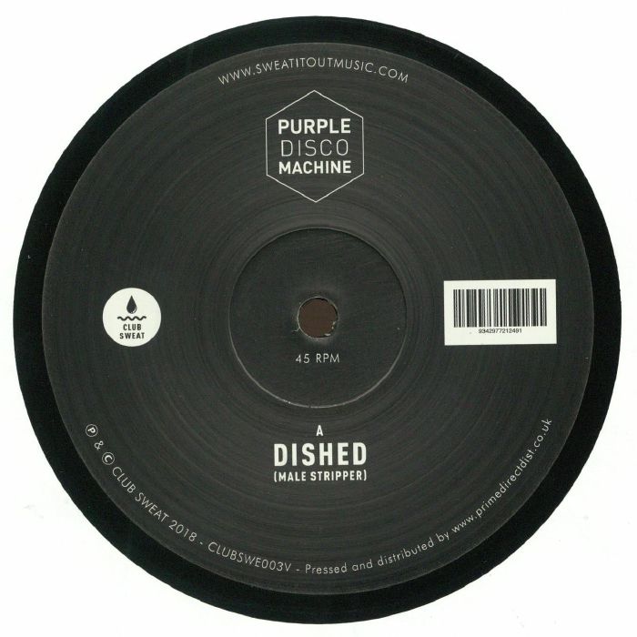 Purple Disco Machine Dished (Male Stripper)
