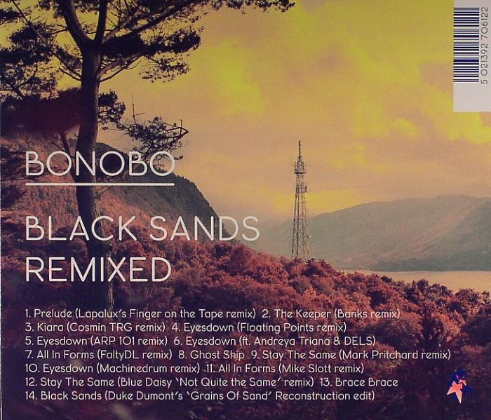 Bonobo – Black Sands Remixed vinyl cover