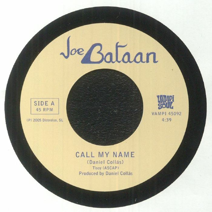 Joe Bataan – Call My Name vinyl cover
