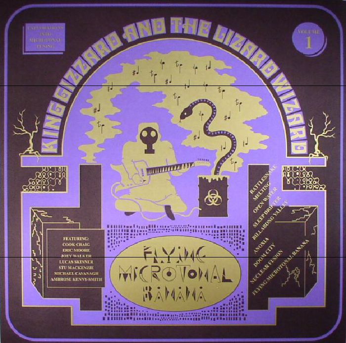 King Gizzard and The Lizard Wizard – Flying Microtonal Banana Volume 1 vinyl cover