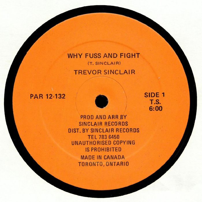 Trevor Sinclair Why Fuss and Fight (warehouse find)