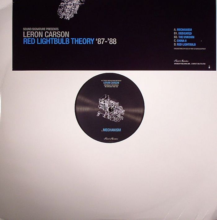 Leron Carson – Red Lightbulb Theory 87 88 vinyl cover