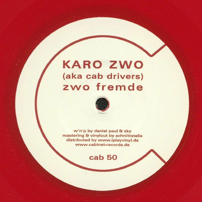 Karo Zwo | Cab Drivers – Zwo Fremde vinyl cover