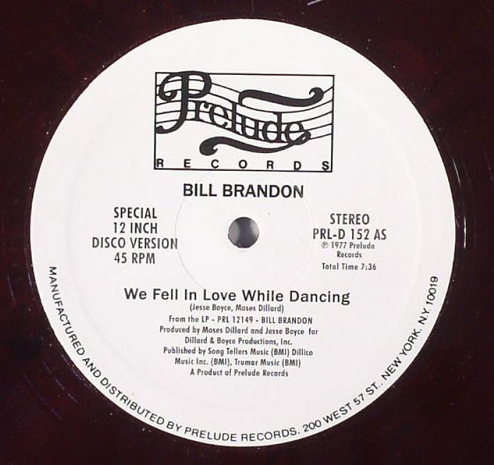 Bill Brandon We Fell In Love While Dancing (reissue)