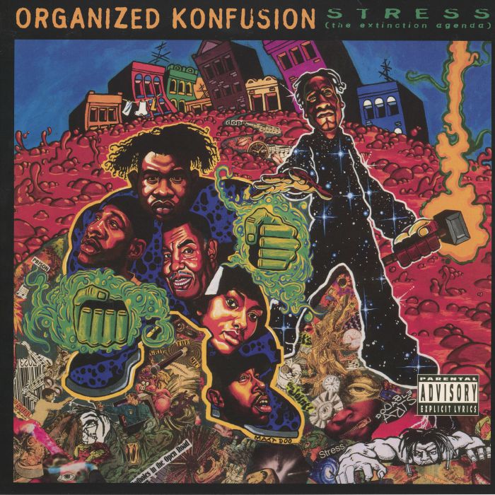 Organized Konfusion – Stress: The Extinction Agenda vinyl cover