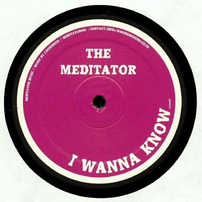 The Meditator – I Wanna Know vinyl cover