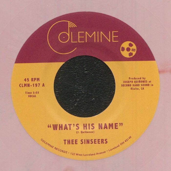 Thee Sinseers – Whats His Name vinyl cover