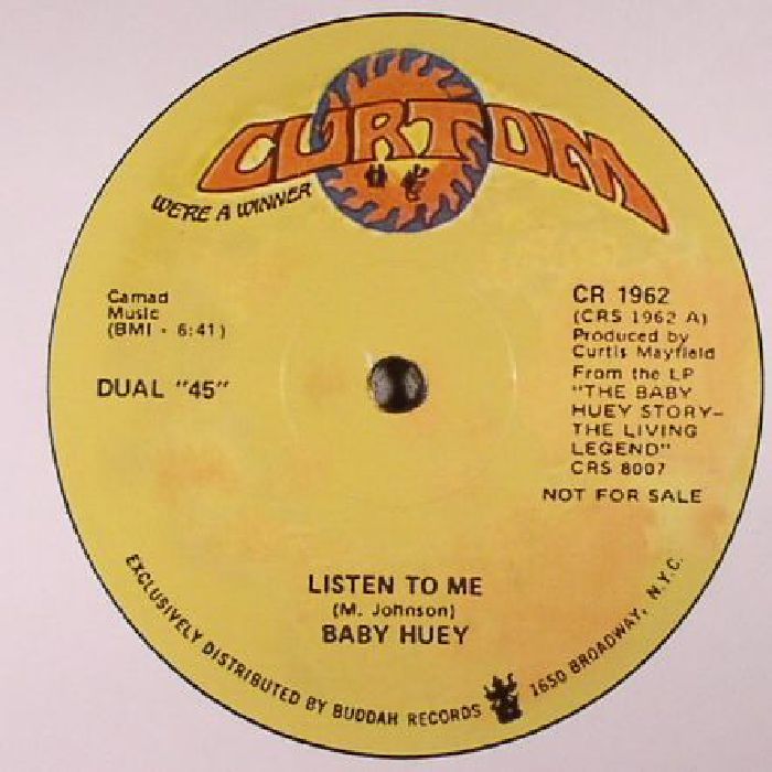 Baby Huey – Listen To Me vinyl cover