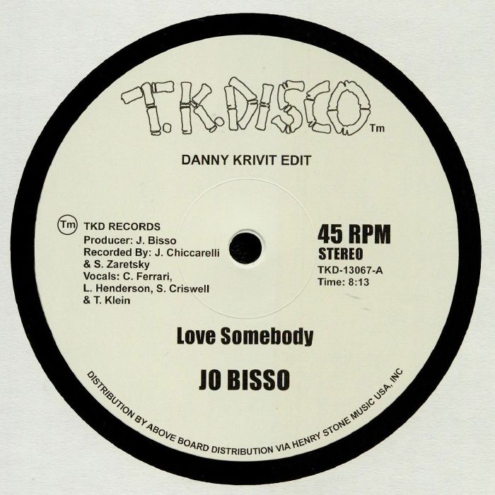 Jo Bisso | Amant Love Somebody (Danny Krivit edit) (remastered)