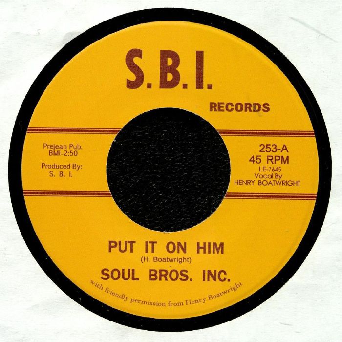 Soul Brothers Inc Vinyl