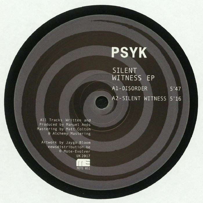 Psyk Silent Witness EP