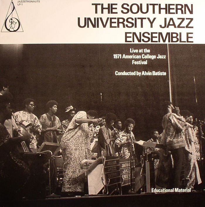 The Southern University Jazz Ensemble – Live At The 1971 American College Jazz Festival vinyl cover