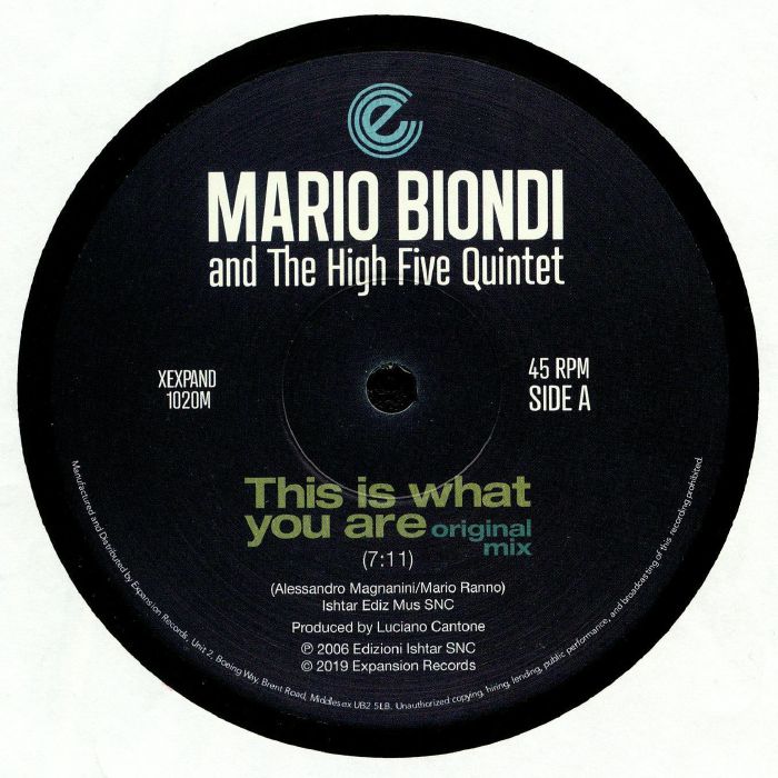 Mario Biondi | The High Five Quintet – This Is What You Are vinyl cover