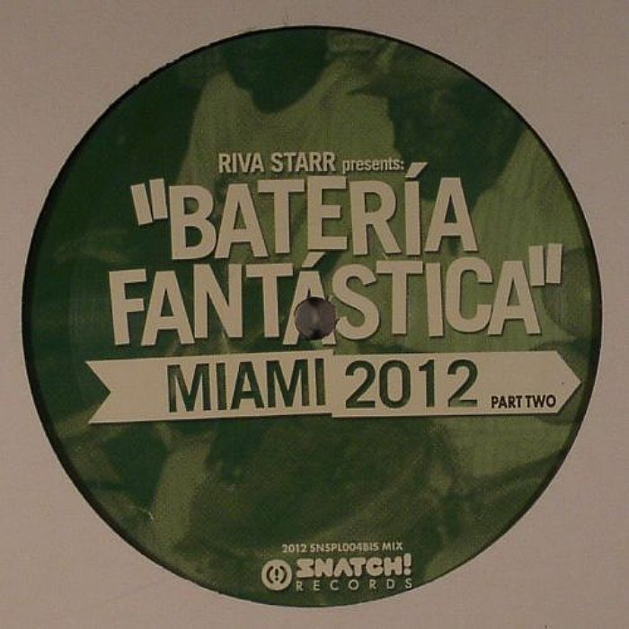 Riva Starr | DJ Sneak | Gonzalez andamp; Gonzalo | Aldo Cadiz | Nouveau Yorican – Bateria Fantastica Miami 2012 Part 2 vinyl cover
