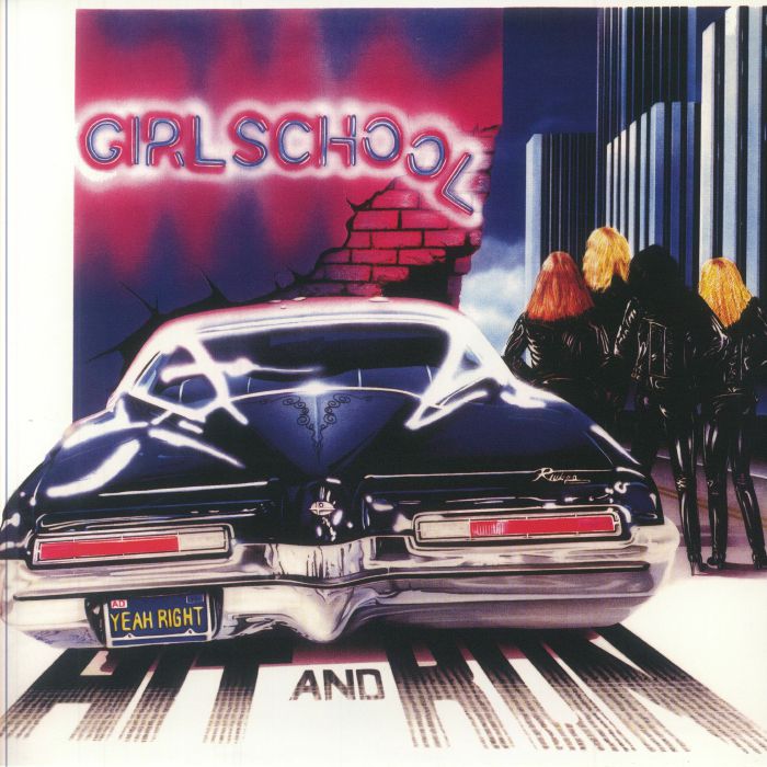 Girlschool – Hit and Run vinyl cover