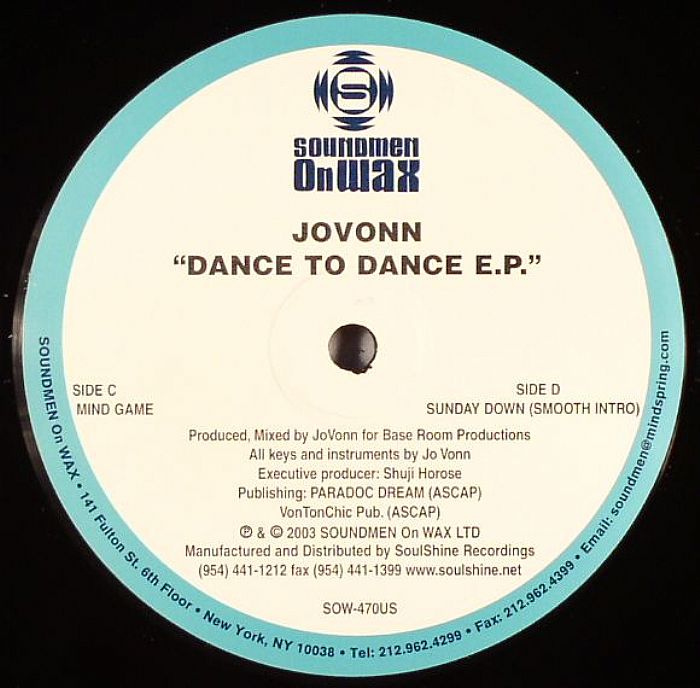Jovonn Dance To Dance EP