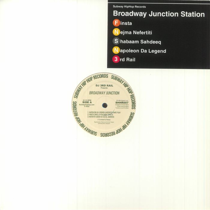 DJ 3rd Rail | Napoleon Da Legend | Nefertiti | Finsta | Shabaam Sahdeeq – Broadway Junction Station vinyl cover