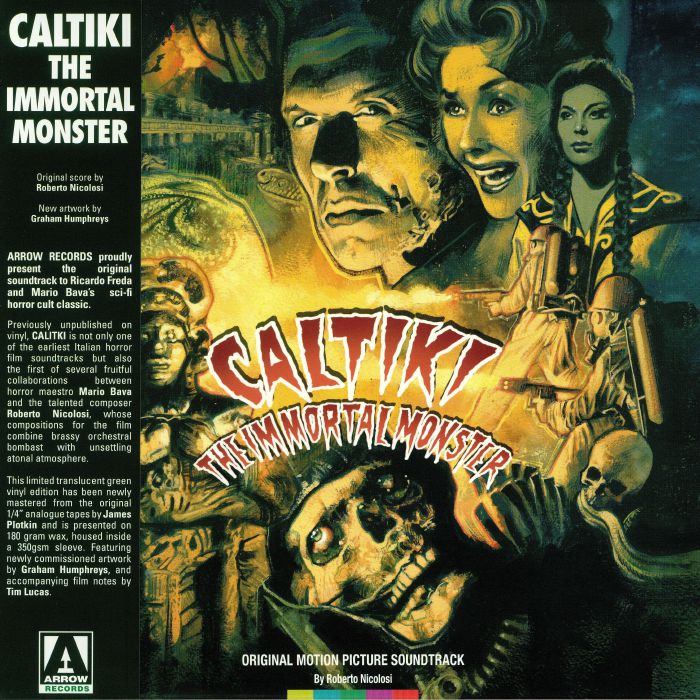 Roberto Nicolosi – Caltiki: The Immortal Monster (Soundtrack) vinyl cover