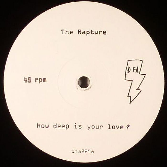 The Rapture – How Deep Is Your Love vinyl cover