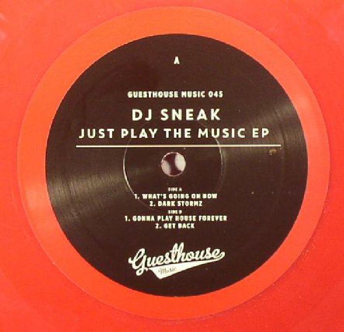 DJ Sneak – Just Play The Music EP vinyl cover