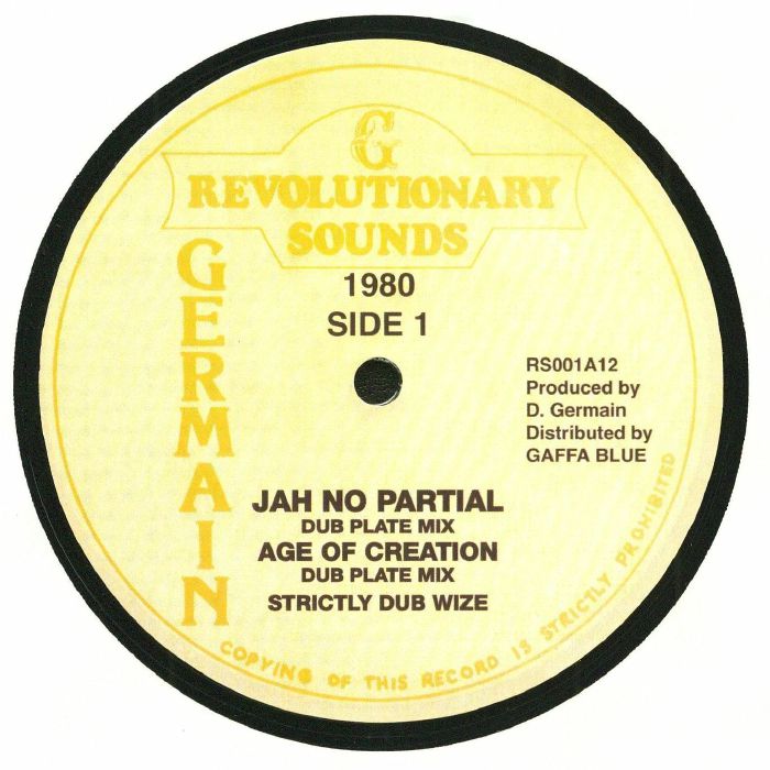 Revolutionary Sounds Jah No Partial