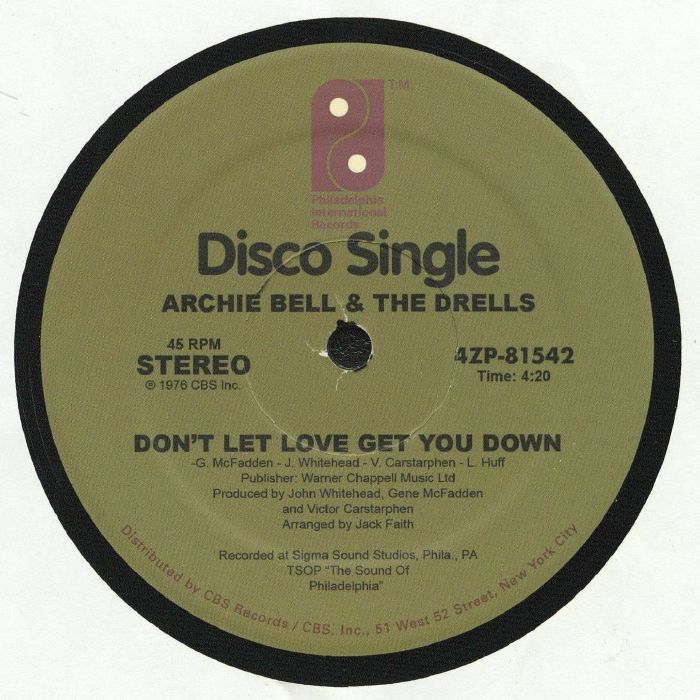 Archie Bell & The Drells Don't Let Love Get You Down