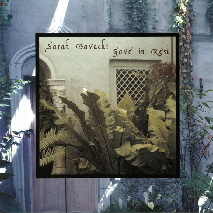 Sarah Davachi – Gave In Rest vinyl cover