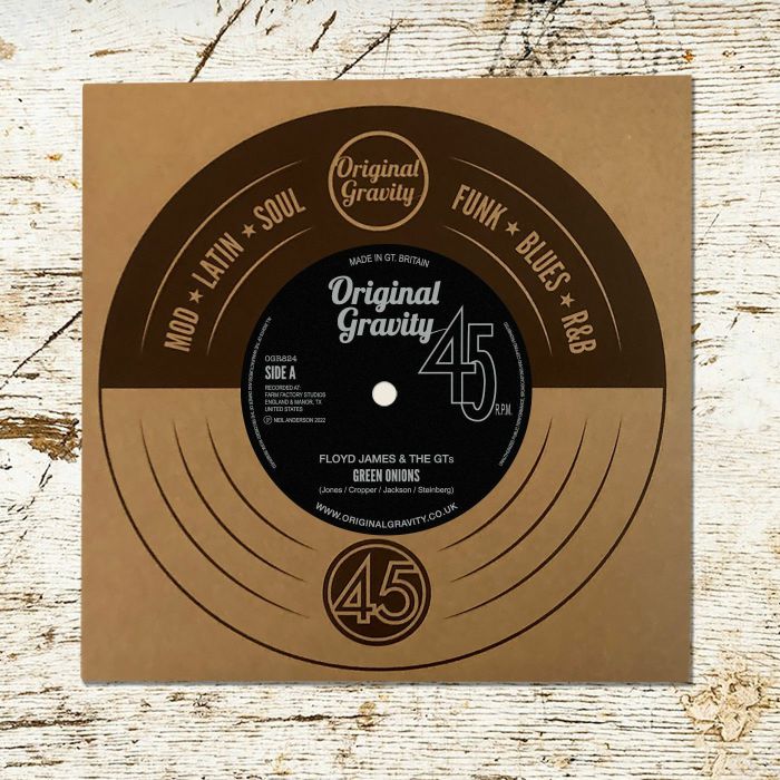 Floyd James and The Gts – Green Onions vinyl cover