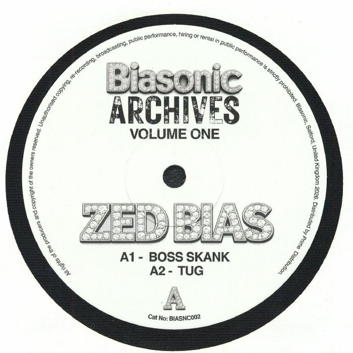 Zed Bias – Biasonic Archives Volume One vinyl cover