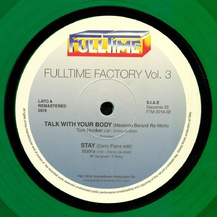 Tom Hooker | Matrix | Ago | Sex Band Fulltime Factory Volume 3