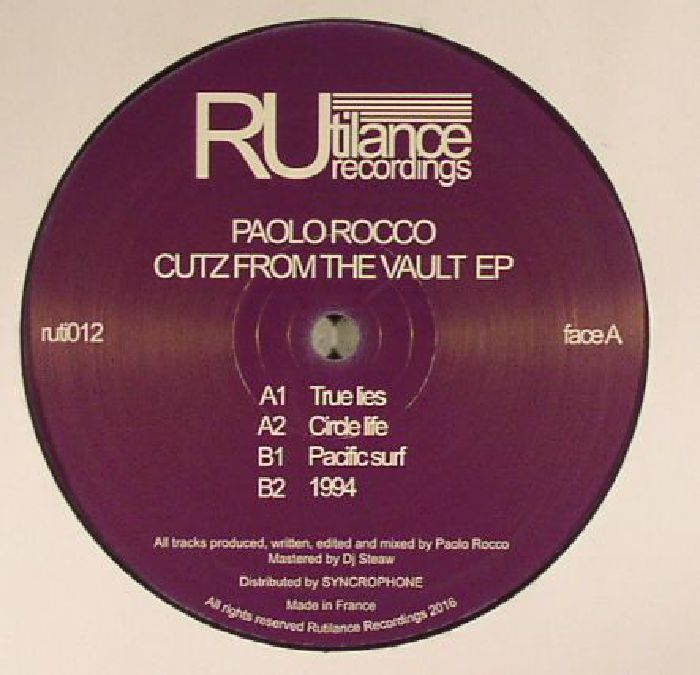 Paolo Rocco Cutz From The Vault EP