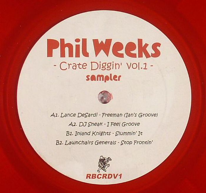 Lance Desardi | DJ Sneak | Inland Knights | Lawnchair Generals – Phil Weeks: Crate Diggin Vol 1 vinyl cover