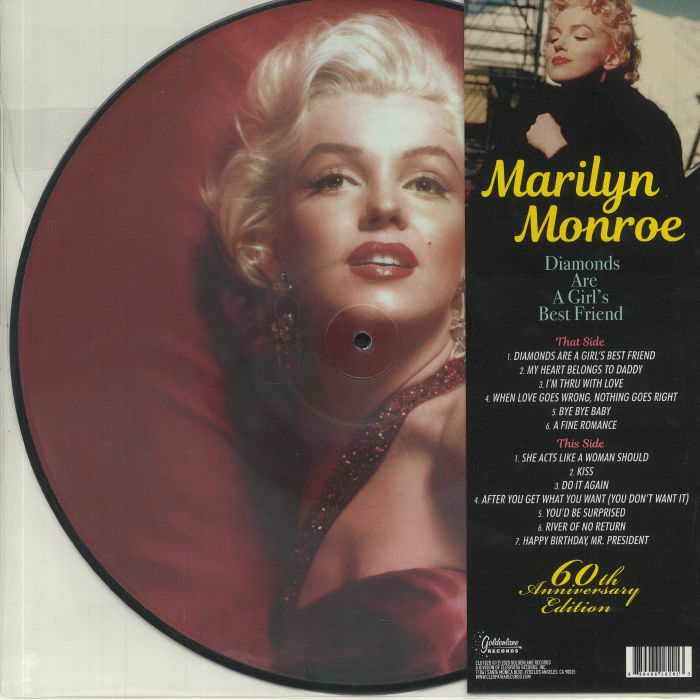 Marilyn Monroe – Diamonds Are A Girls Best Friend vinyl cover