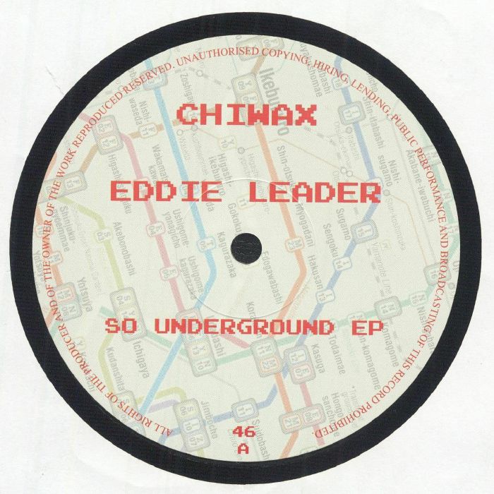 Eddie Leader – So Underground EP vinyl cover
