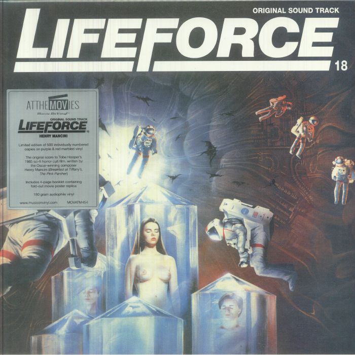 Henry Mancini – Lifeforce (Soundtrack) vinyl cover